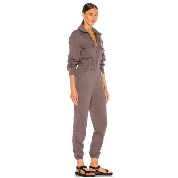NWT Lovers + Friends Sante French Terry Jumpsuit - Picture 2 of 8